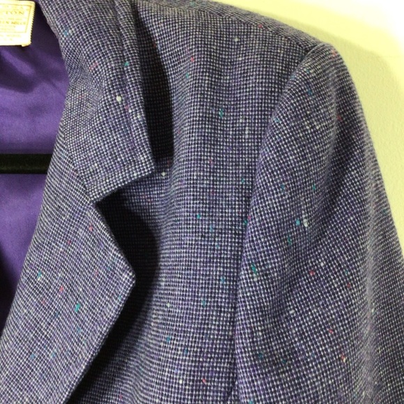 Pendleton small blazer purple Virgin wool - Picture 2 of 11